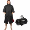 Gul Evorobe Hooded Changing Robe & Nava Performance 30L Duffel Bag Bundle -Surf Sales Shop 202220GUL20Evorobe20Changing20Robe20AC0128 B620 20Black20Red20Main20Bundle.2000x2000