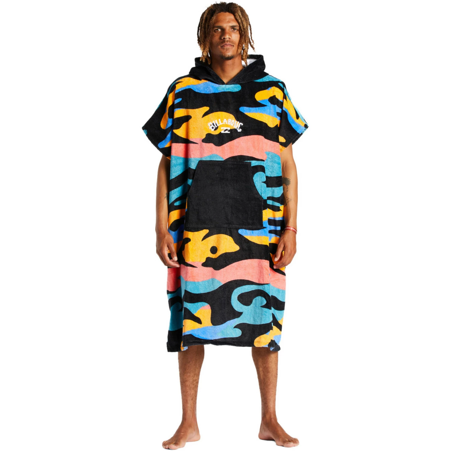 Billabong Mens Hooded Towel Change Robe / Poncho 3 Billabong Mens Hooded Towel Change Robe / Poncho