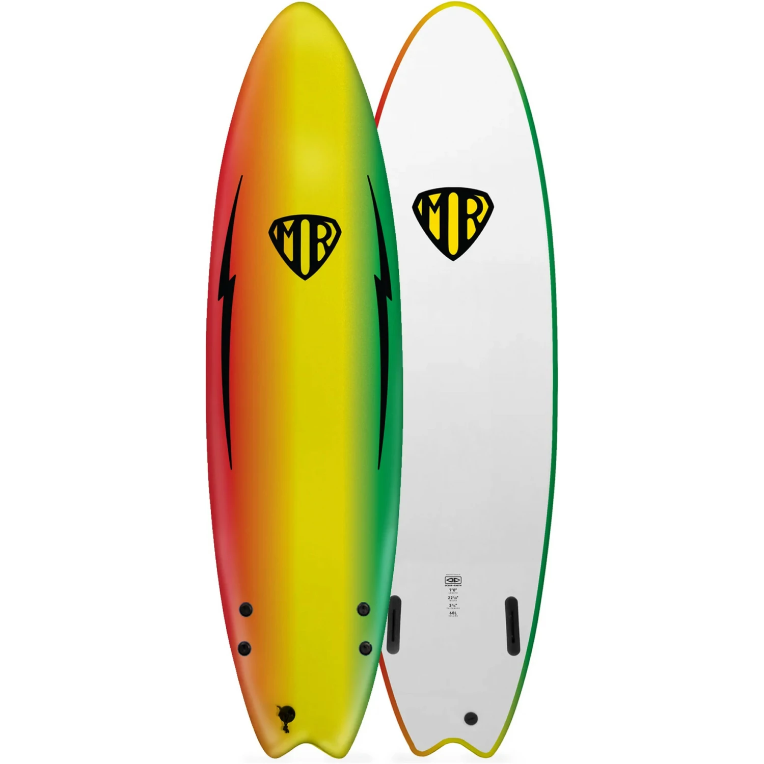 Mr Spray Ezi Rider Twin Fin Surfboard 2 Mr Spray Ezi Rider Twin Fin Surfboard
