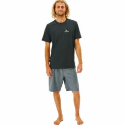 Rip Curl Mens Search Series Short Sleeve Rash Vest