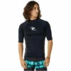 Rip Curl Mens Waves UPF Performance Short Sleeve Rash Vest -Surf Sales Shop 202320Rip20Curl20Mens20Waves20UPF20Performance20Short20Sleeve20Rash20Vest20142MRV20 20Black201.2000x2000
