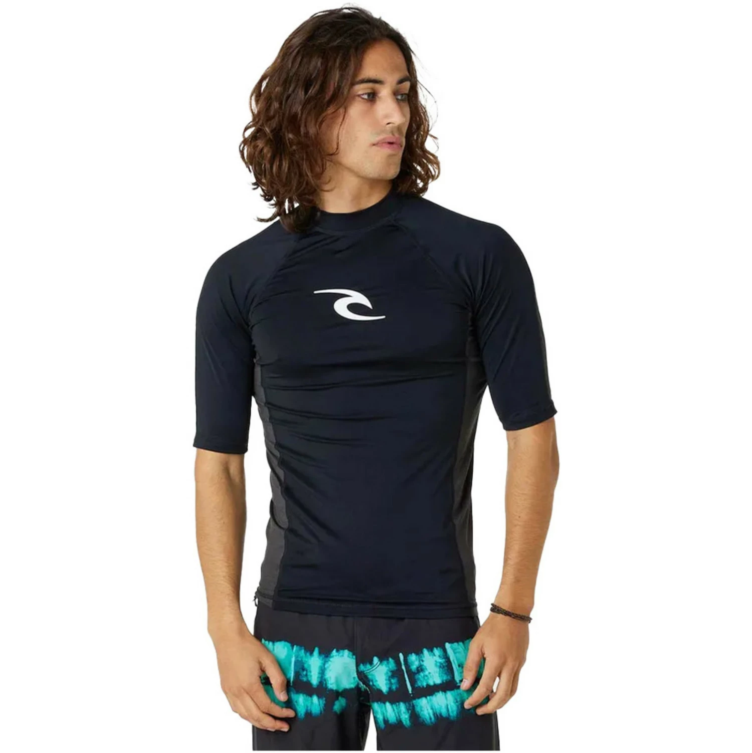 Rip Curl Mens Waves UPF Performance Short Sleeve Rash Vest 3 Rip Curl Mens Waves UPF Performance Short Sleeve Rash Vest