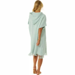 Rip Curl Womens Stonewash Hooded Towel Changing Robe / Poncho -Surf Sales Shop 202320Rip20Curl20Womens20Stonewash20Hooded20Towel20Changing20Robe2020Poncho20GTWEA120 20Mint20back.2000x2000