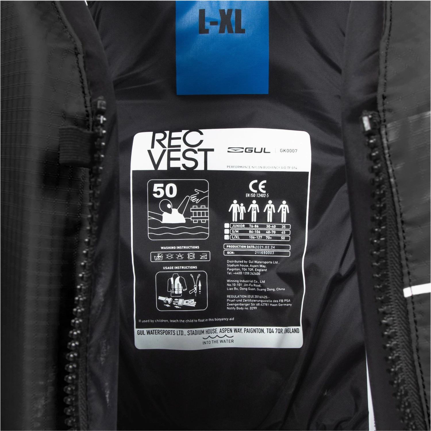 Gul Junior Recreation Vest / Buoyancy Aid 7 Gul Junior Recreation Vest / Buoyancy Aid - Image 5