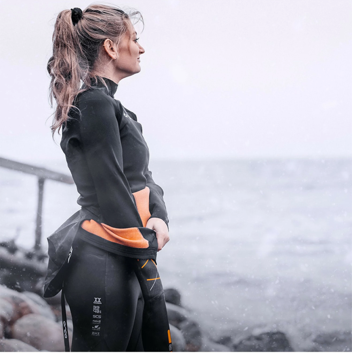 ORCA Womens Neoprene Long Sleeve Base Layer T-Shirt 6 ORCA Womens Neoprene Long Sleeve Base Layer T-Shirt - Image 4