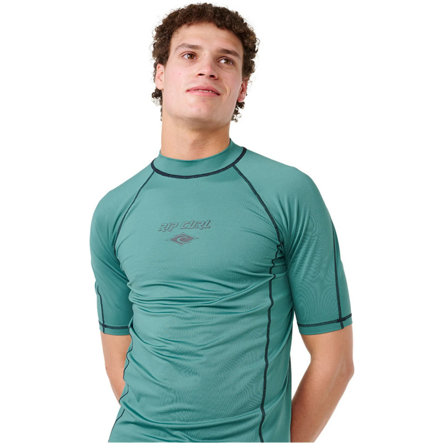 Rip Curl Mens Fade Out UPF Performance Short Sleeve Rash Vest 5 Rip Curl Mens Fade Out UPF Performance Short Sleeve Rash Vest - Image 3