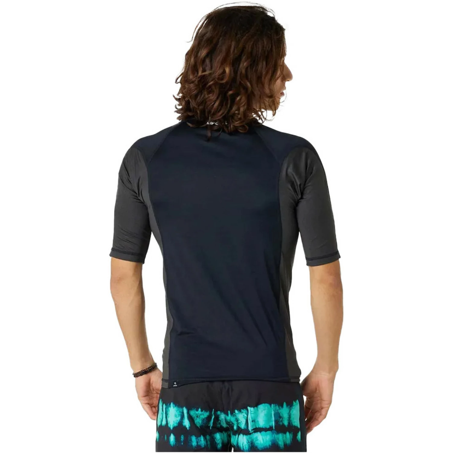 Rip Curl Mens Waves UPF Performance Short Sleeve Rash Vest 4 Rip Curl Mens Waves UPF Performance Short Sleeve Rash Vest - Image 2