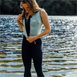 GILL Womens Dynamic 3mm Long Jane Wetsuit -Surf Sales Shop 45677 202320Gill20Womens20Dynamic203mm20Long20Jane205017W20 20Eggshell2020Black20Lifestyle201.2000x2000