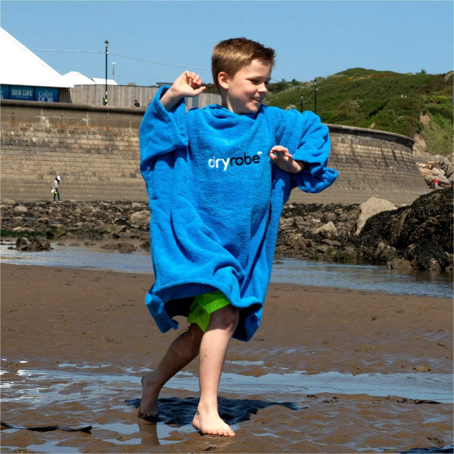 Junior Organic Cotton Hooded Towel Change Robe V3 8 Junior Organic Cotton Hooded Towel Change Robe V3 - Image 6