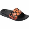 Reef Kids One Slider Flip Flops -Surf Sales Shop CJ2063 KIDS20ONE20SLIDE HIBISCUS20CORAL MAIN.2000x2000