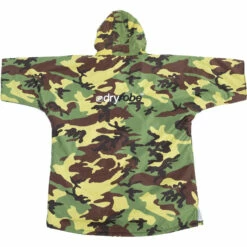 Advance Junior Short Sleeve Change Robe -Surf Sales Shop Dryrobe Advance Junior Short Sleeve Premium Outdoor Change Robe Poncho DR100 Camo Grey 5.2000x2000