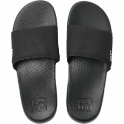 Reef One Slider Flip Flops 9 Reef One Slider Flip Flops -Surf Sales Shop Reef One Slide Flip Flops RF0A3OND Black.top .2000x2000