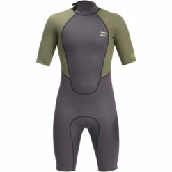 Billabong Mens Intruder 2/2mm Back Zip Shorty Wetsuit